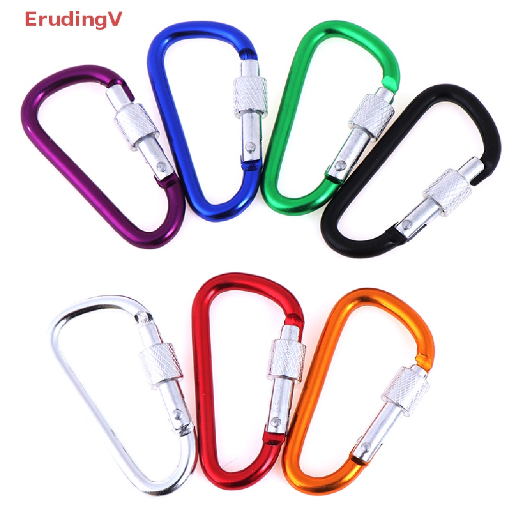 [ErudingV] Bộ 2 Móc Khóa Chữ D Bằng Nhôm Màu Ngẫu Nhiên Dùng Ngoài Trời [Mới]