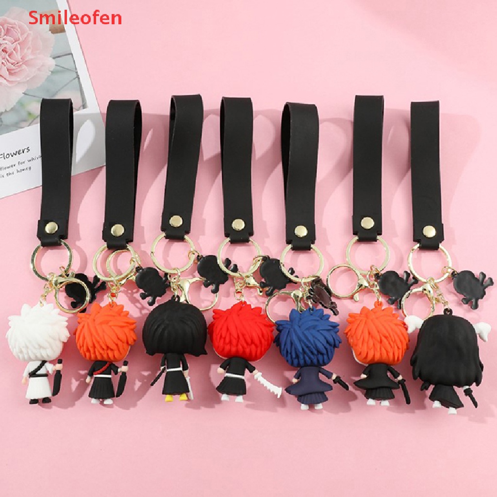 1 Móc Khóa Mô Hình Nhân Vật Kurosaki Ichigo Hoạt Hình BLEACH Bằng PVC Mới