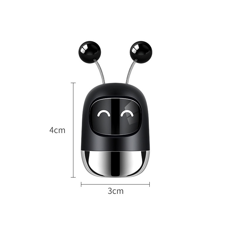 Robot Khuếch Tán Hương Thơm Gắn Điều Hòa Xe Hơi Dễ Thương Tiện Dụng