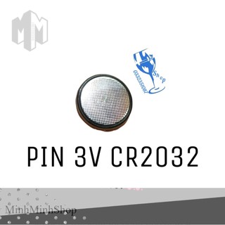 Pin cúc áo 3v cr2032, pin dẹt, tròn 2032