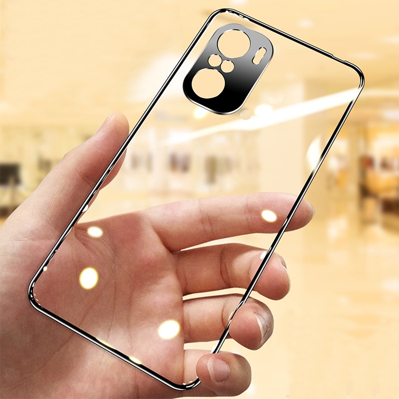 Ốp Điện Thoại Silicon Dẻo Tráng Gương Trong Suốt Sang Trọng Cho Redmi Note 11 11s 10s 10 9 8 Pro Max 4G 5G 9A 9C 10A