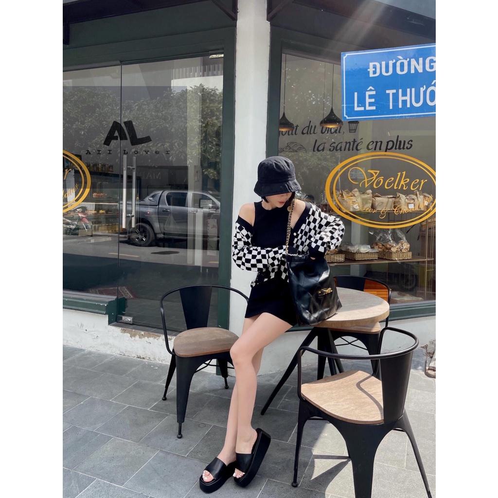 DÉP XUỒNG QUAI NGANG BẢN TO TRƠN ĐẾ CAO 5 PHÂN