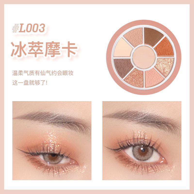 Bảng Phấn Mắt Trang Điểm 9 Ô Color School Vitality Pocket Eyeshadow Palette