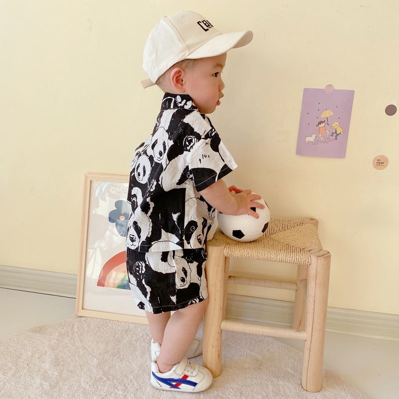 Bộ Đồ Thời Trang Mùa Hè 2023 Hai Món Phong Cách Hàn Quốc Cho Bé Trai