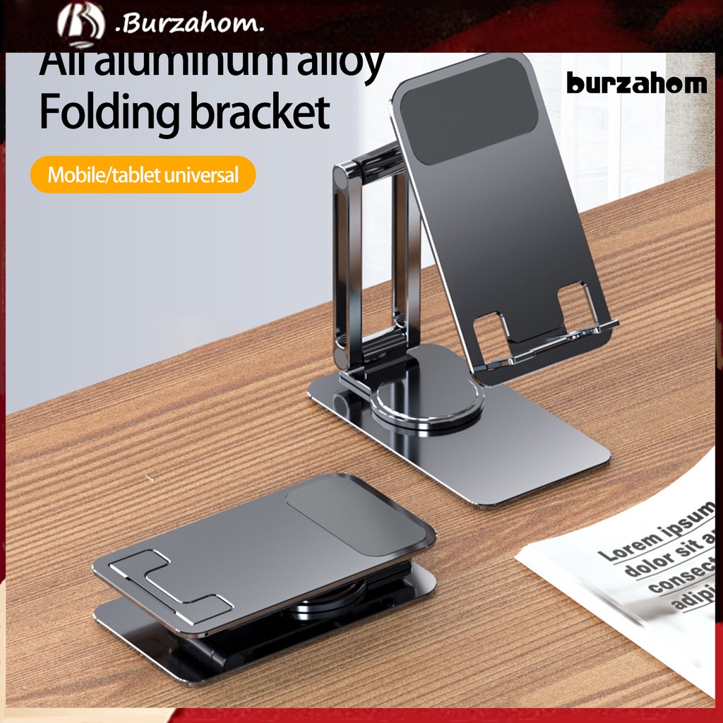 Giá Đỡ Điện Thoại / Máy Tính Bảng Bằng Hợp Kim Nhôm Xoay 360 Độ Chống Rung Tiện Dụng