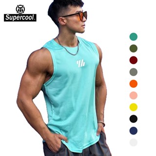 #SupercooL# Áo Thun Ba Lỗ Thể Thao Nam Big Size Tank Top Phối Lưới Thông Thoáng Phong Cách Hàn Quốc áo Bóng Rổ Áo Phông Tay Form Rộng Cổ Tròn Vải Thoáng Nhanh Khô Cao Cấp Trơn Streetwear In Nhiều Màu Chuẩn Form Chạy Bộ Thể Dục Gym Combat Fashion