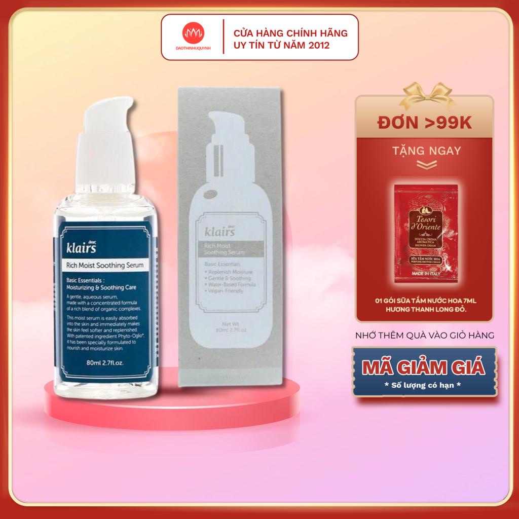 Tinh Chất Dưỡng Ẩm Klairs Rich Moist Soothing Serum 80ml Màu Trắng Chính Hãng