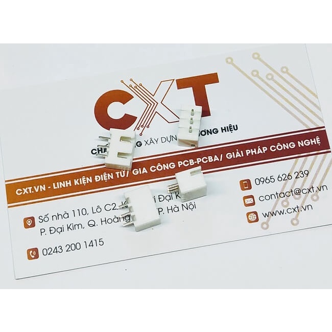 Header đực 3P XH2.54-3P chân thẳng (10c)
