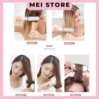 Lược Điện Chải Tóc Tạo Kiểu - Uốn Duỗi Ép Tóc Đa Năng