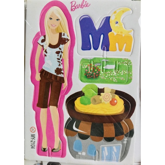 Bộ thẻ giấy ráp hình 3D