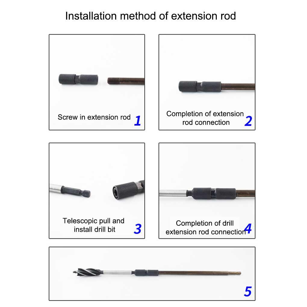 Bộ Mũi Khoan Bốn Khe Bền Bỉ Chuyên Dụng