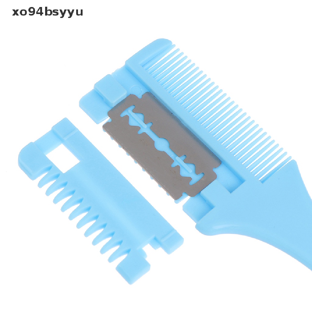 Lược Chải Tóc Xo94Bsyu Thiết Kế Hai Mặt Kèm Lưỡi Dao Tiện Dụng