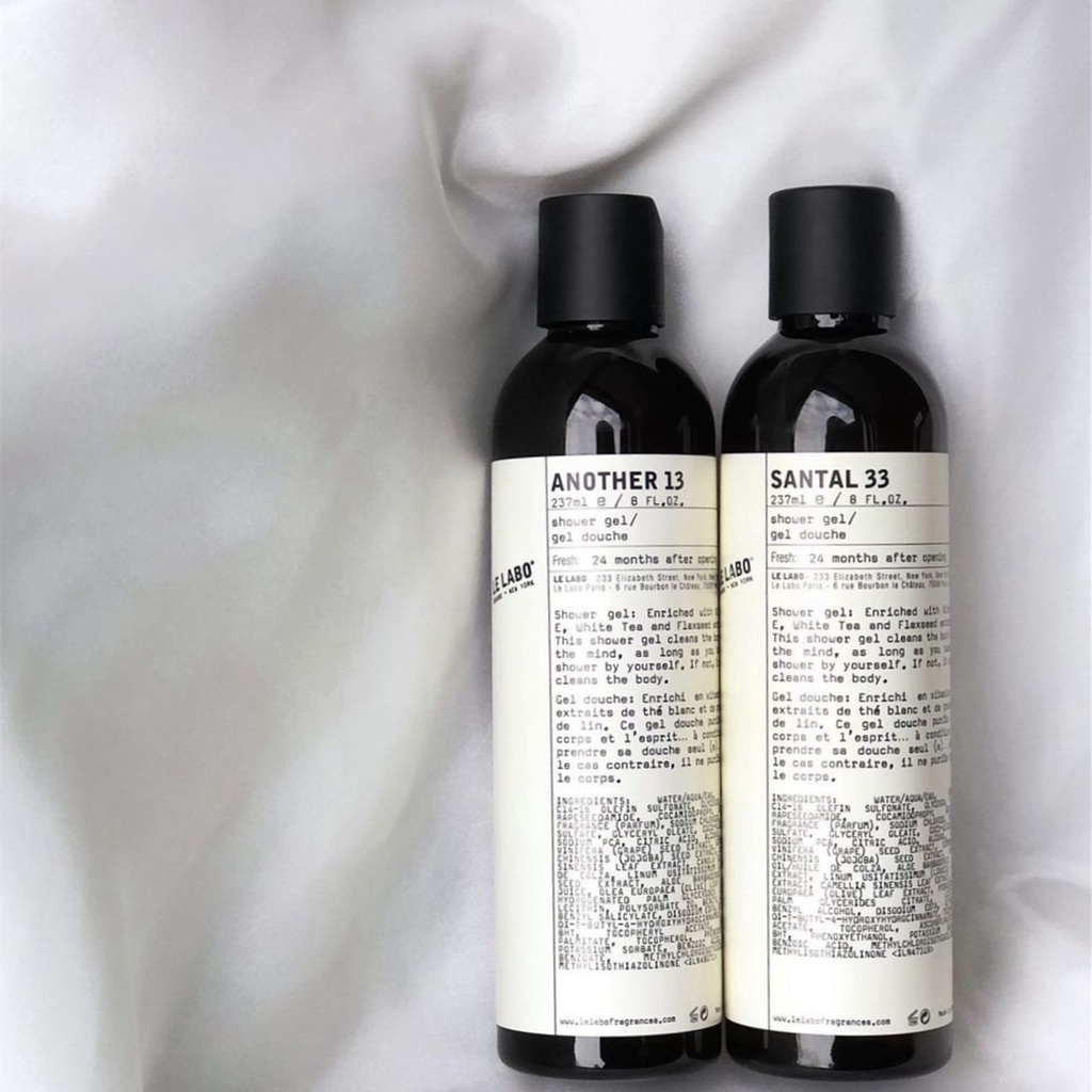 Gel Tắm Le labo 33 Chiết Xuất Gỗ Đàn Hương Dưỡng Ẩm Hiệu Quả          Le labo 33 sandalwood shower gel, wood fragrance, moisturizing