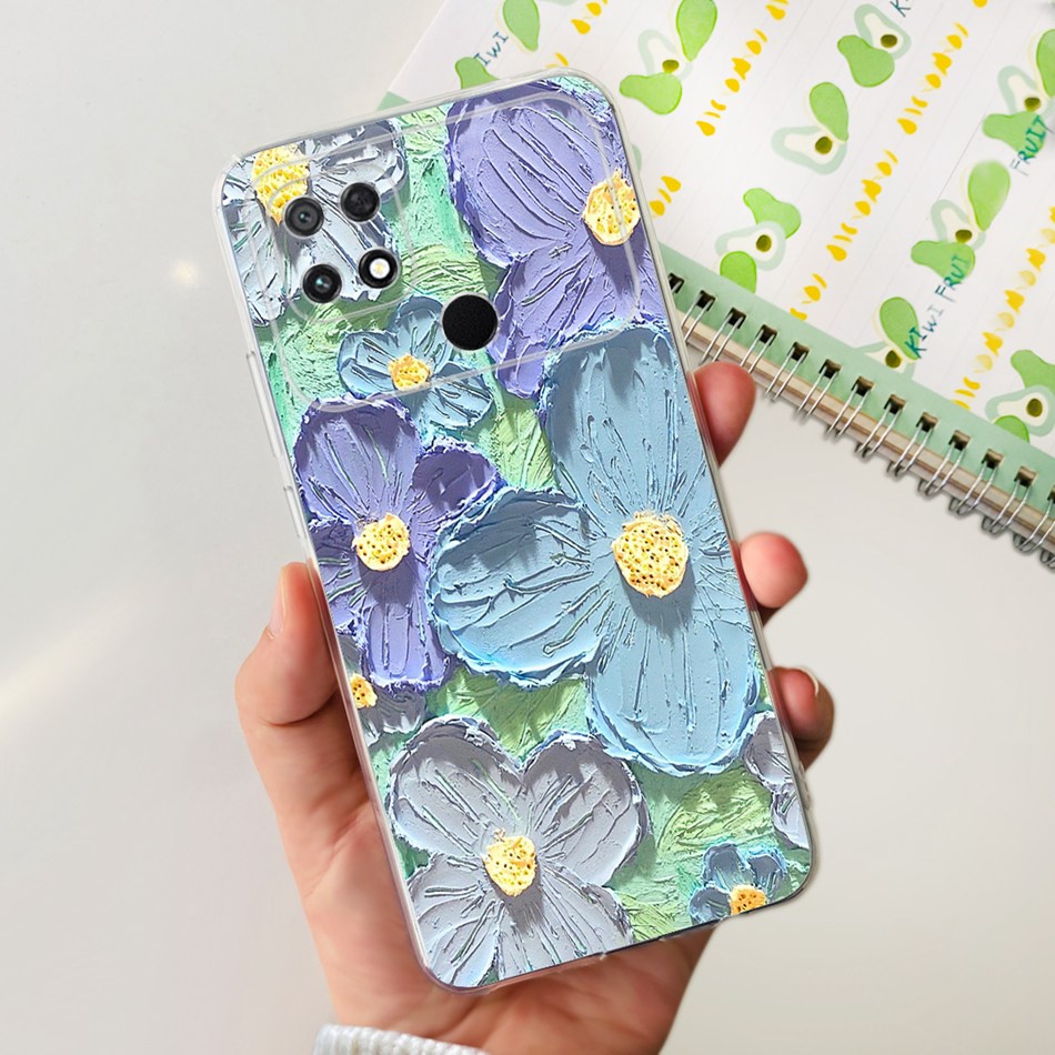 Ốp Điện Thoại Silicone TPU Mềm In Hình Khủng Long / Mèo Đáng Yêu Cho Xiaomi Poco C40 C50 2023 PocoC40 C 50 4G