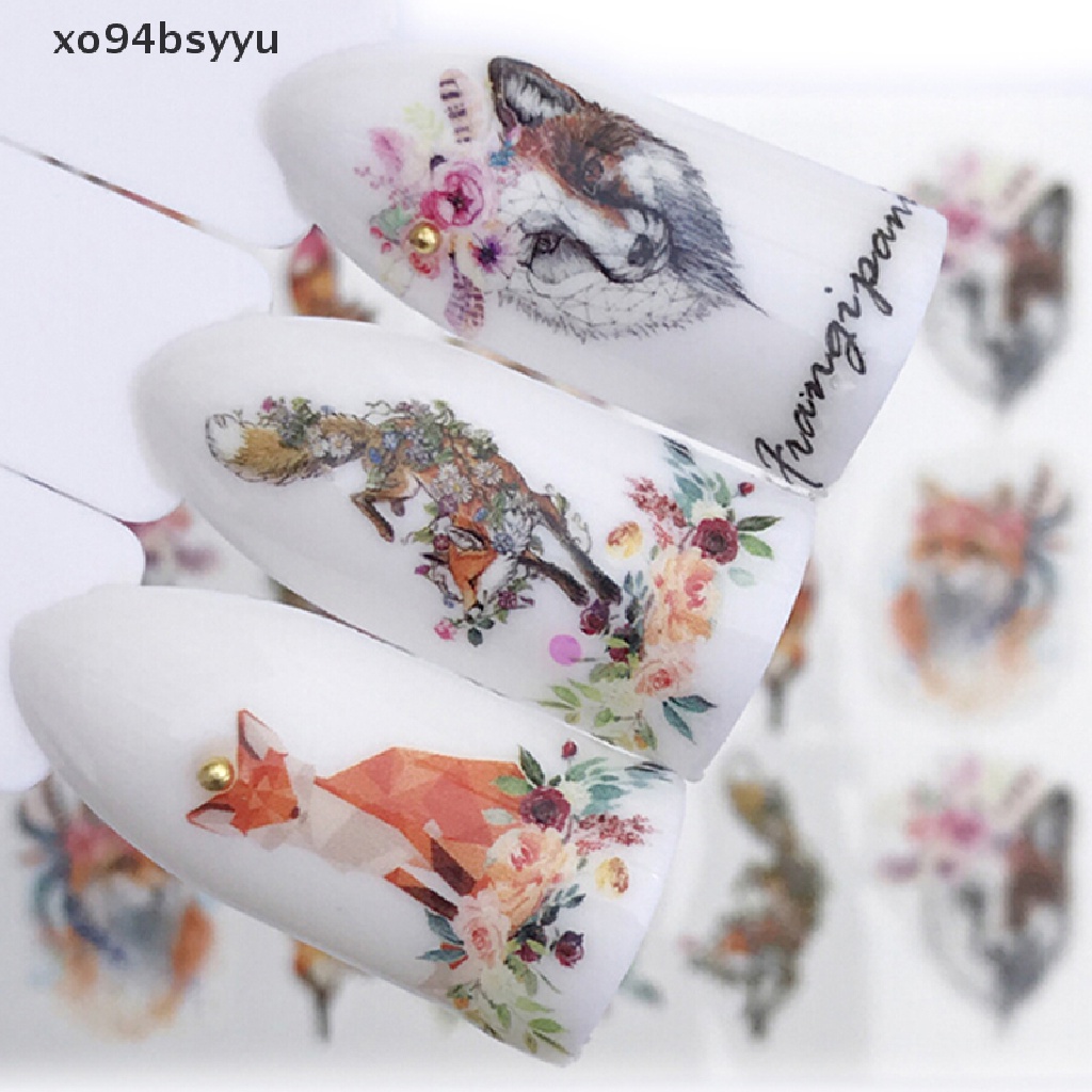 Bộ 2 Miếng Dán Trang Trí Móng Tay Nghệ Thuật Xo94Bsyu VN