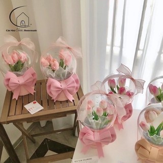 [Quà Tặng] Bó Hoa Bóng Tulip có đèn.