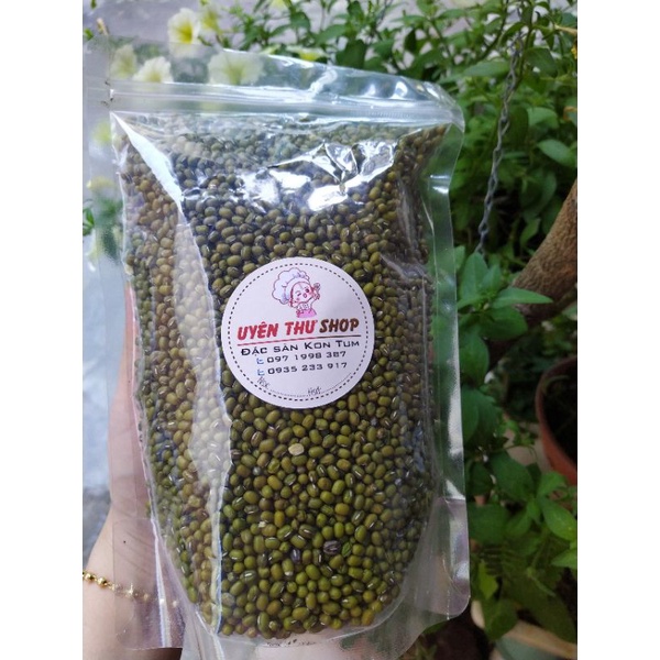 Đậu xanh trồng rẫy vườn Kon Tum chuẩn sạch túi 500g/1Kg