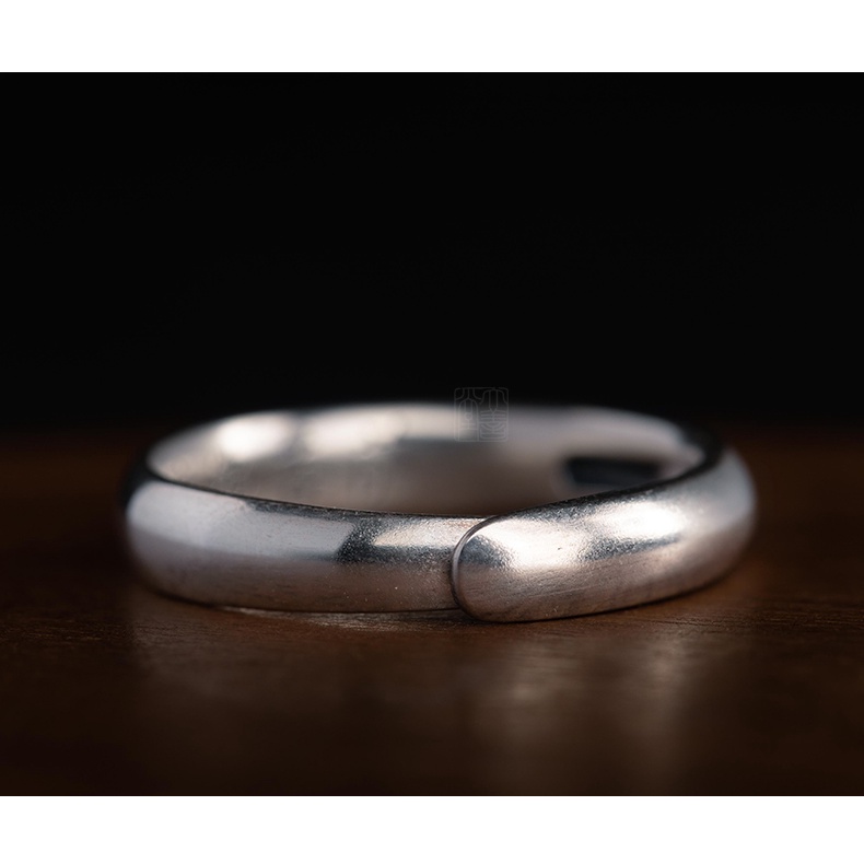 Nhẫn Bạc Sterling Họa Tiết Cung Hoàng Đạo Độc Đáo Phong Cách Retro Cho Cặp Đôi