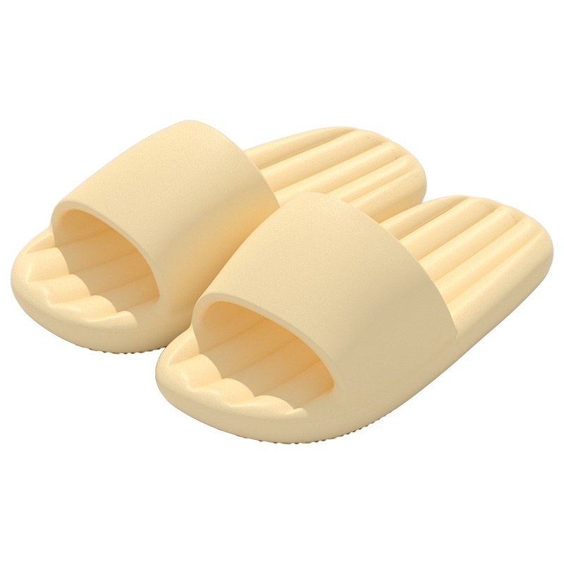 Dép Đi Trong Nhà Đế Dày Chống Trượt Màu Trơn Đơn Giản Cho Nữ