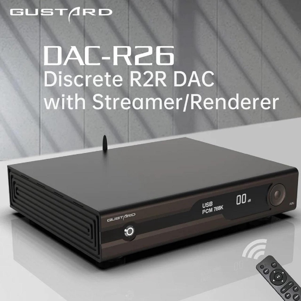 [Chính hãng] Giải mã cao cấp DAC GUSTARD R26 mạch R2R