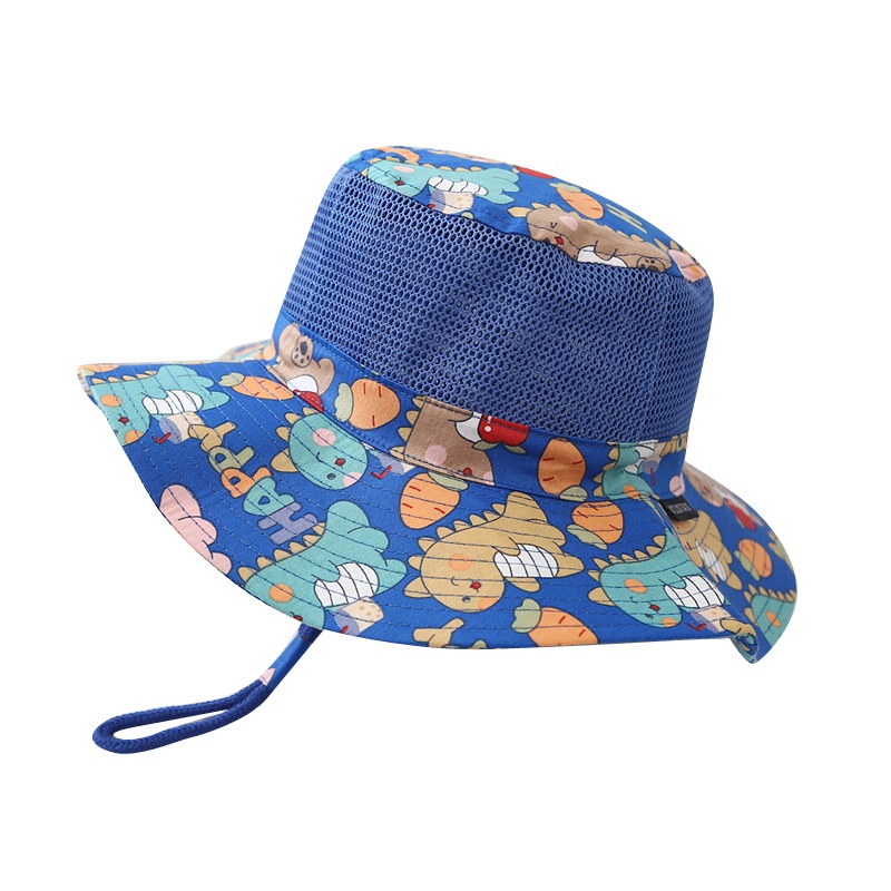 Mũ Tai Bèo Chống Nắng Phối Lưới Mỏng Thời Trang Mùa Hè Cho Bé