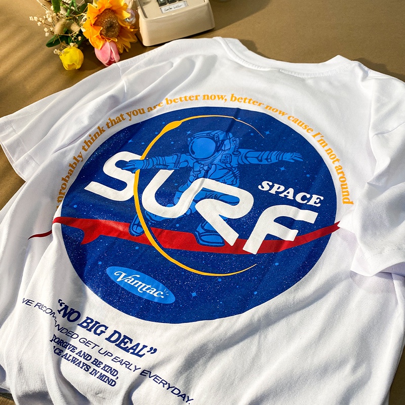 NRVP Áo Thun Tay Ngắn In Hình Thời Trang Đường Phố Hàn Quốc Mới Cho Nữ