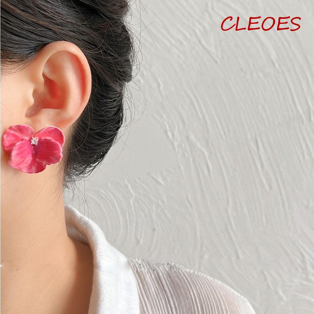 Bông Tai Hợp Kim Tráng Men Thời Trang Cổ Điển Đáng Yêu Cho Nữ