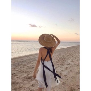 [ ORDER ]- Đầm maxi hở lưng xếp ly ( Ảnh thật ở cuối )