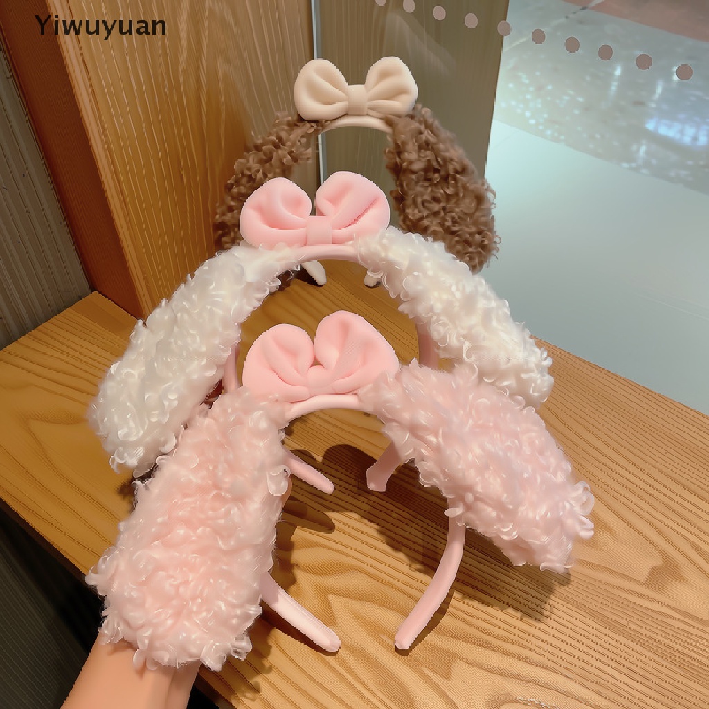 Băng Đô Cài Tóc Bằng Vải Bông Họa Tiết Hoạt Hình Dễ Thương Cho Bé Gái