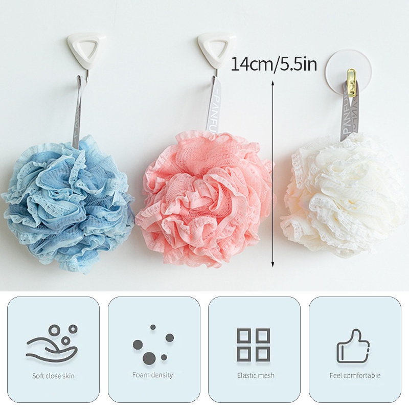 Bông Tắm Tạo Bọt Siêu Mềm Mại Hình Bông Hoa ruiyan HB