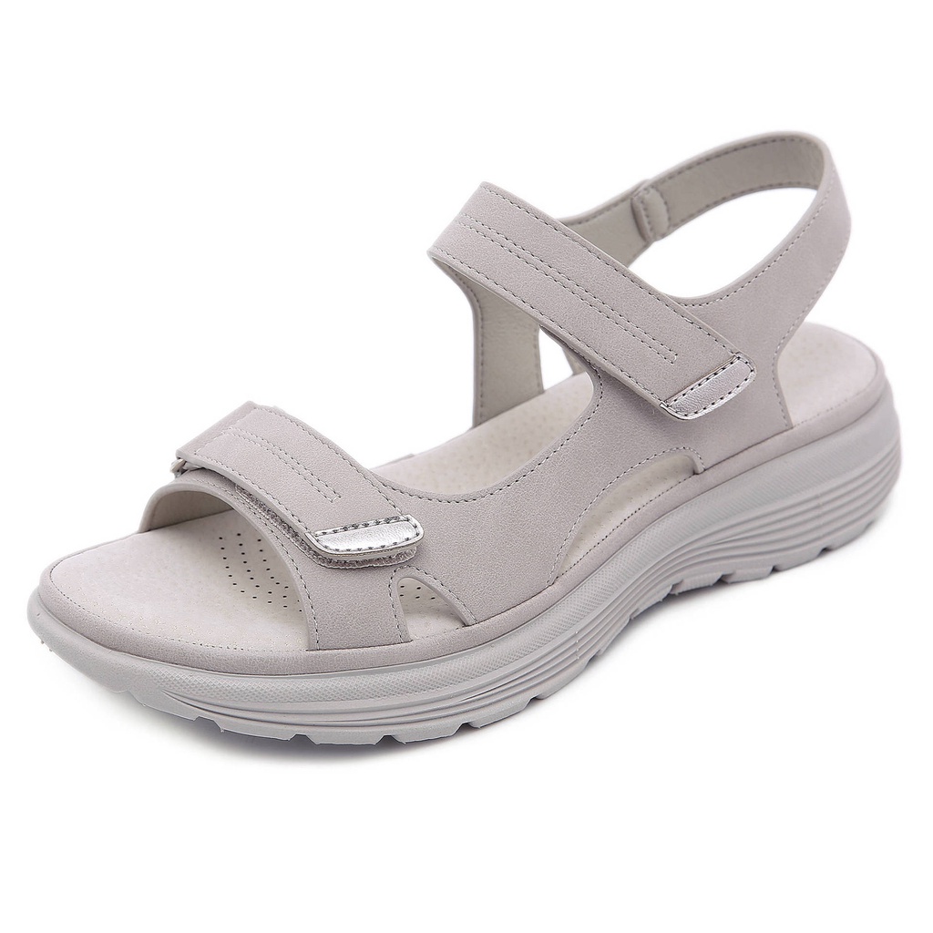 Giày Sandal Thể Thao Đế Xuồng Dày Dặn Siêu Nhẹ Size 41-42 Thời Trang Cho Nữ