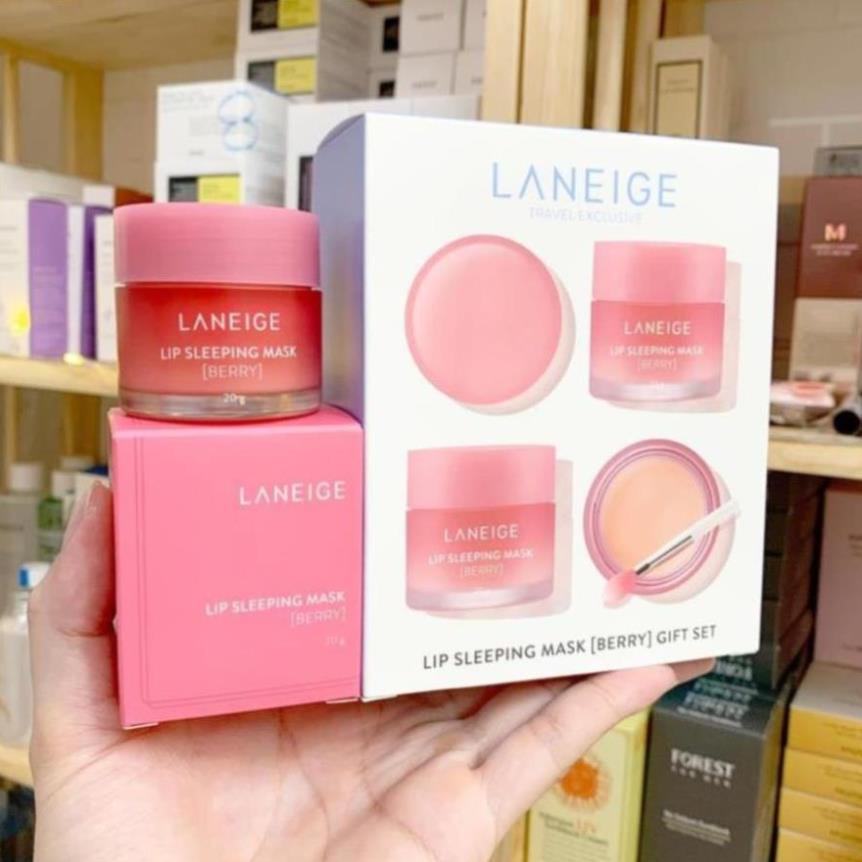 Ủ Môi , Mặt Nạ Ngủ Môi Hàn Quốc Laneige Lip Sleeping Mask Berry 20g - Myphamhienduc