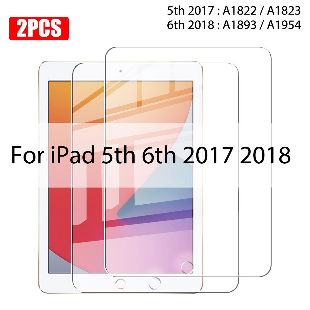 Set 2 Kính Cường Lực Bảo Vệ Màn Hình Cho Ipad Pro 12.9 11 10 10.9 2022 Ipad Air 5 4 3 2 1 2020 Mini 6 9.7 9 10.2