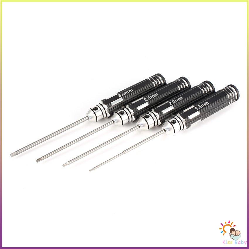 Bộ Tua Vít Lục Giác 4 Chiếc 1.5 2.0 2.5 3.0Mm Cho Mô Hình Xe Trực Thăng Rc [R/11]