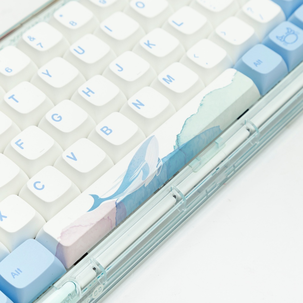 136 Phím Haiyun Keycaps XDA Profile Cá Voi Đại Dương PBT Dye Sub Bàn phím cơ Keycap