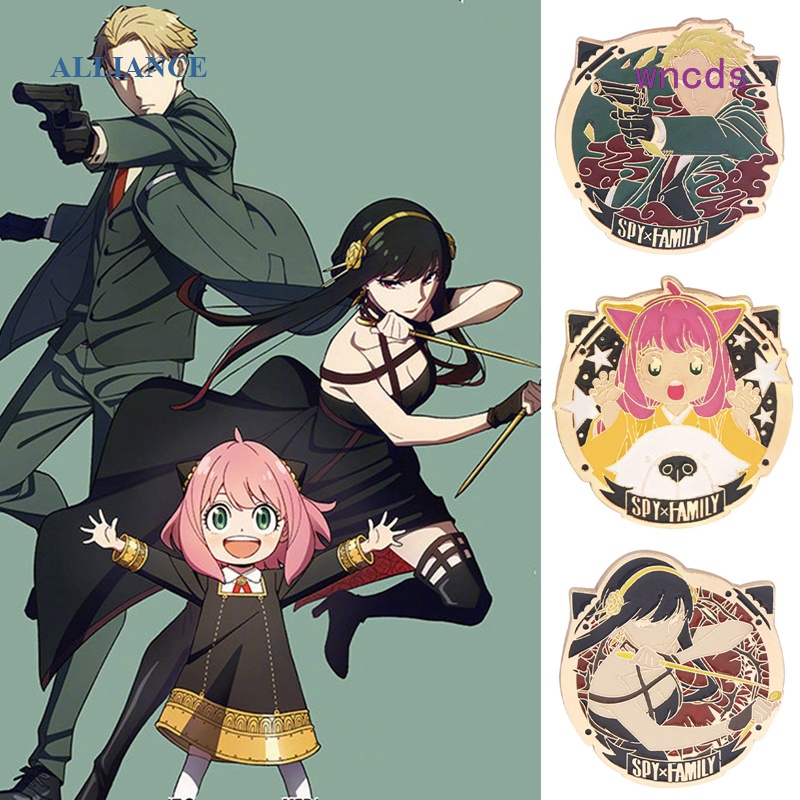 Ghim Cài Áo Kim Loại Tráng Men Hình Anime Spyxfamily Yor Forger Twilight Dễ Thương Cho Nữ