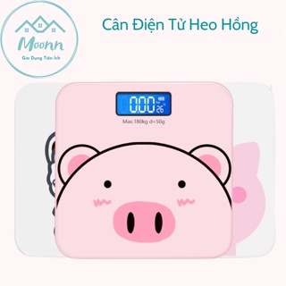 Cân điện tử sức khoẻ hình heo hồng dễ thương, cân điện tử bác sĩ gia đình - ảnh sản phẩm 1