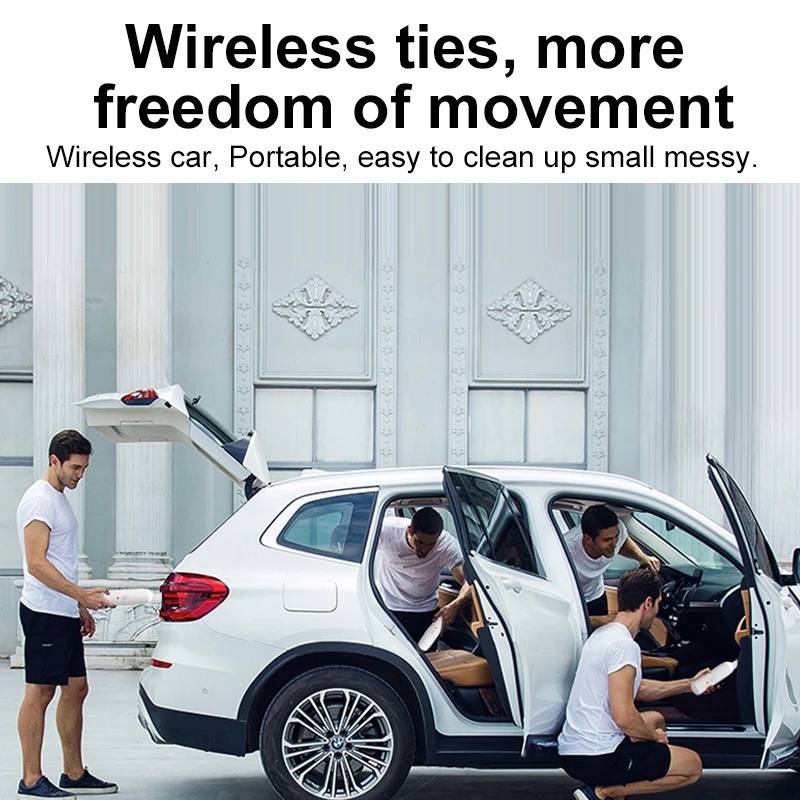 Máy Hút Bụi Mini M6 Cầm Tay Không Dây Sạc USB Tiện Dụng Cho Xe Hơi