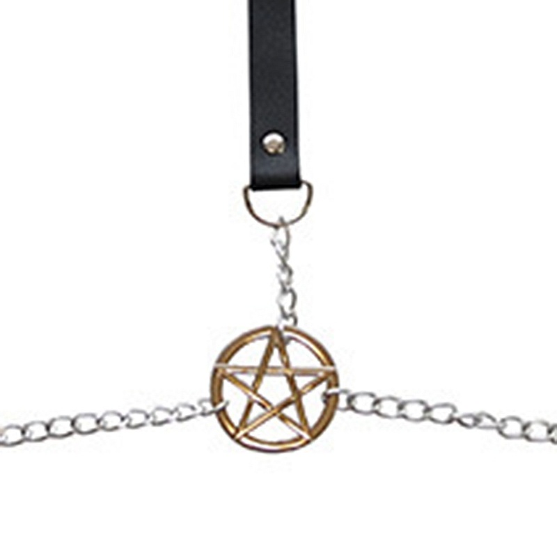 Dây Xích Đeo Ngực Đính Đá Pha Lê Thời Trang Quyến Rũ Cho Nữ