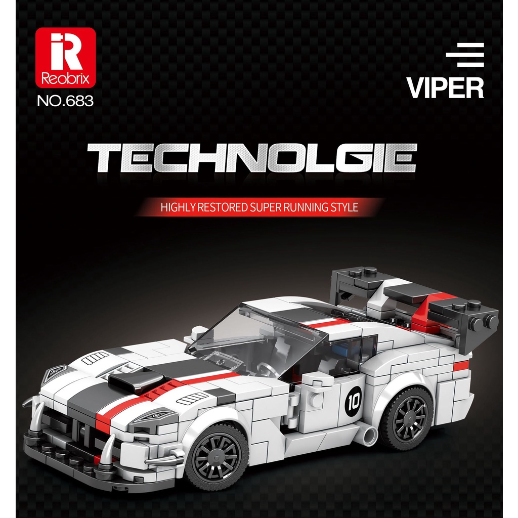 Mô Hình Xe Đua Thể Thao 2023 newest 680-88 Lego