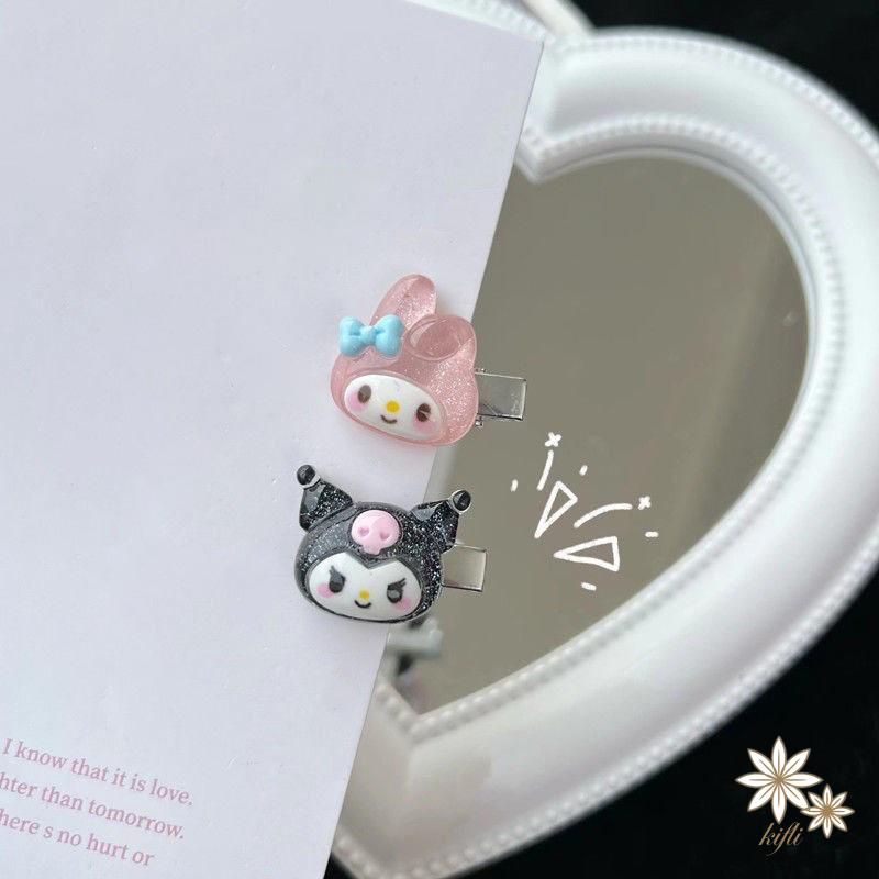 SANRIO Set 1 Kẹp Tóc Mini Hình Chú Chó Yugui Dễ Thương Cho Nữ Mới