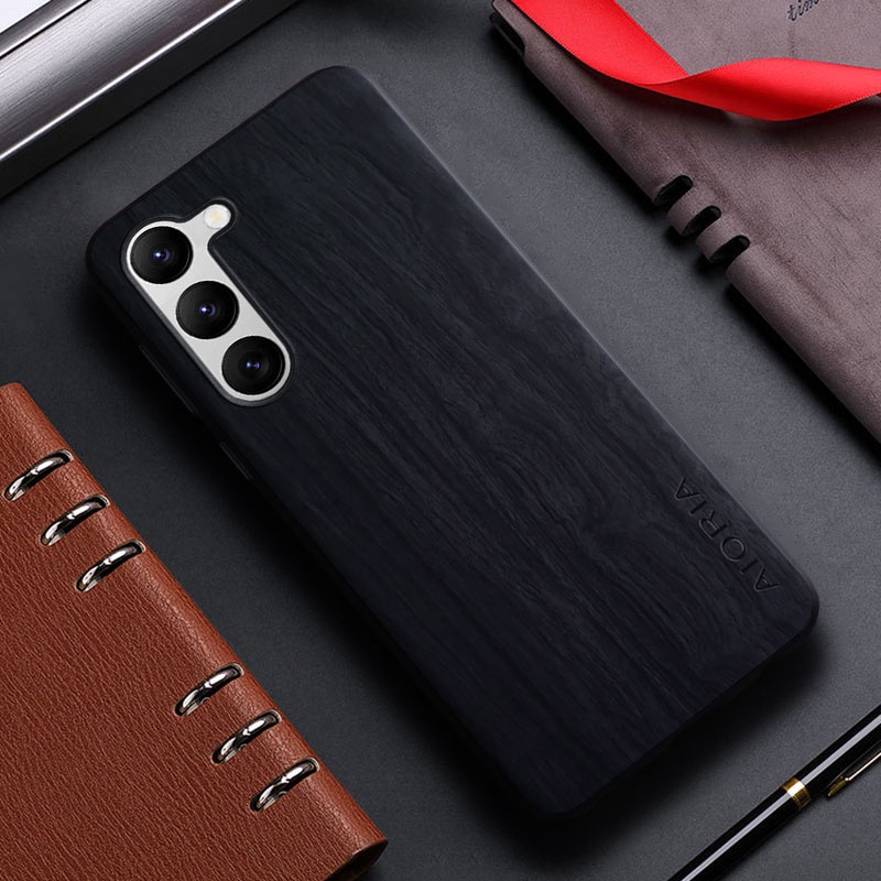Ốp Bao Da Điện Thoại Họa Tiết Vân Gỗ Cho samsung galaxy s23 plus ultra 5g samsung galaxy s23 ultra plus Ốp