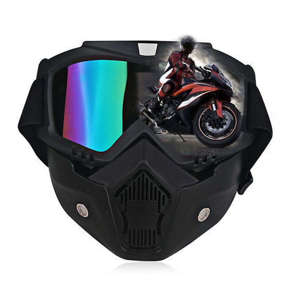 Mặt Nạ Trượt Tuyết Trượt Tuyết Cho Nam Nữ Kính Trượt Tuyết Xe Trượt Tuyết Mặt Nạ Đi Xe Máy Chống Gió Ngoài Trời/Kính Bắn Súng Mũ Bảo Hiểm Toàn Bộ Bảo Vệ Chiến Thuật.