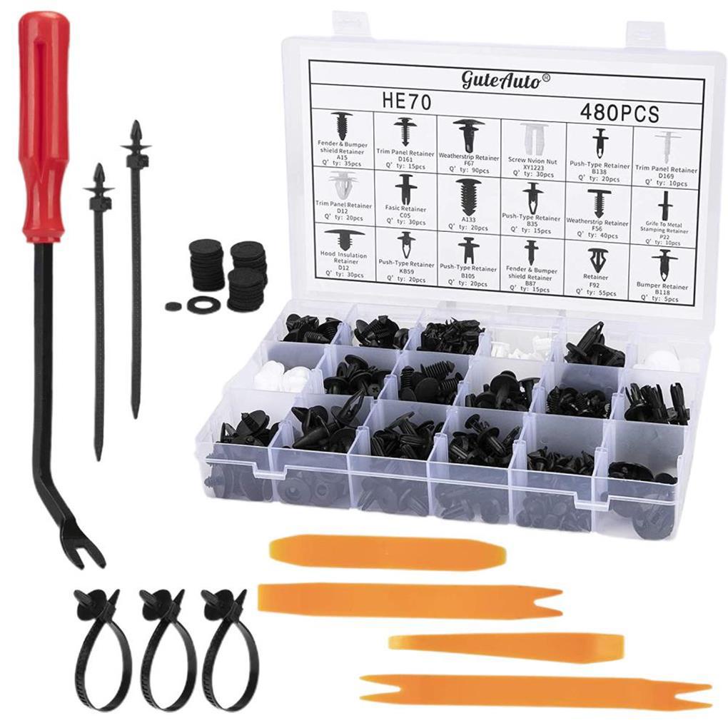 Bộ Kẹp Nhựa Kèm Tua Vít Sửa Chữa Xe Hơi Chuyên Dụng