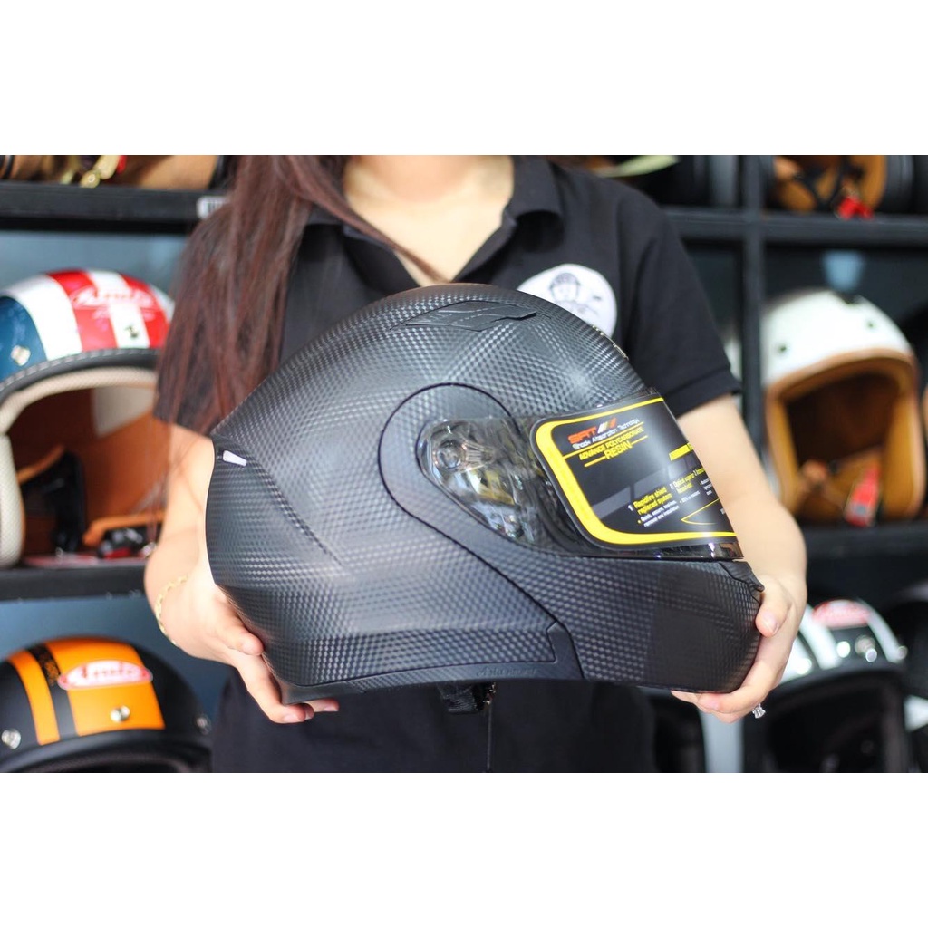 Mũ bảo hiểm Fullface Lật Hàm M179 đen