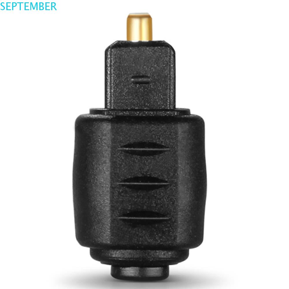 Bộ Chuyển Đổi Cáp Quang Kỹ Thuật Số Cho DVD TV Black Optical 3.5mm Toslink Plug Female Sang Male
