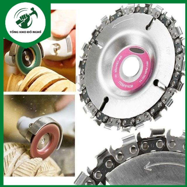 Lưỡi cưa xích gắn máy mài máy cắt cầm tay - Lưỡi cưa gỗ - Đĩa cưa _ TKDN