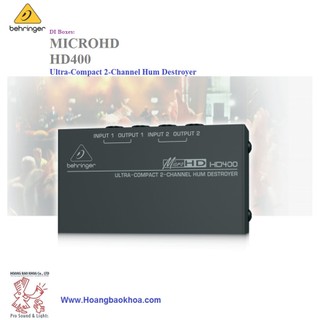 Hd400 passive di boxes behringer - thiết bị xử lý tín hiệu behringer