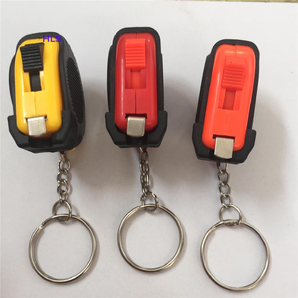 Thước Dây Mini Có Móc Khóa Dài 1m Bằng Nhựa Tiện Dụng