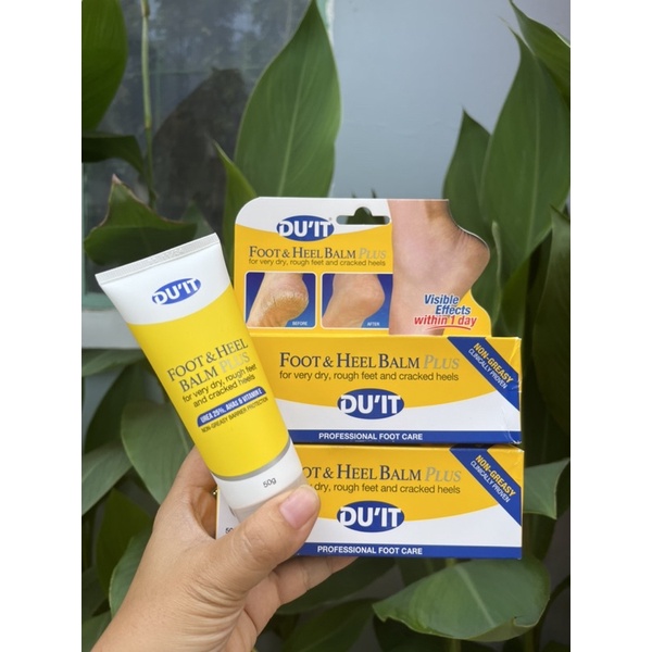 Kem dưỡng và nứt gót chân DU'IT Foot & Heel Balm Plus Dry Skin Foot Cream 50g